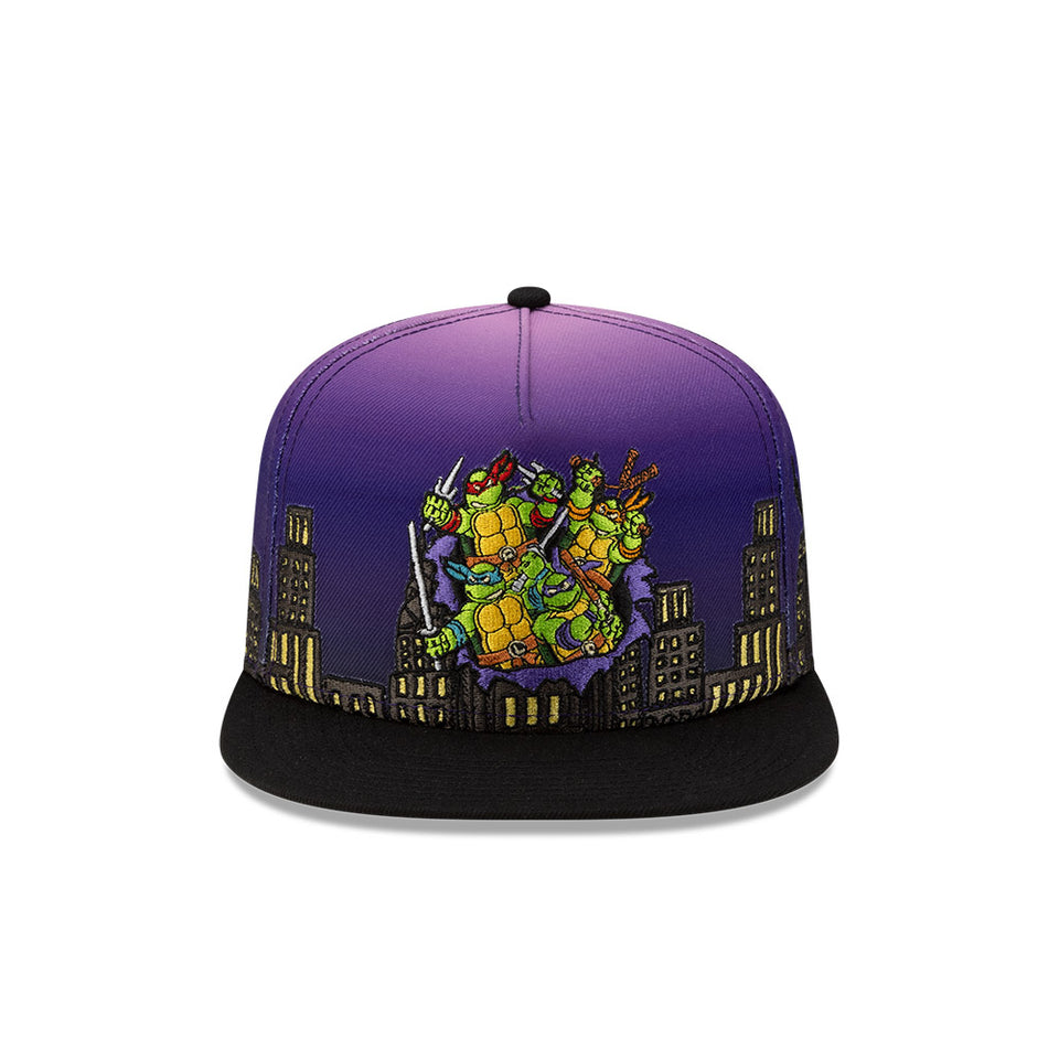 59FIFTY A-Frame Teenage Mutant Ninja Turtles ティーンエイジ・ミュータント・ニンジャ・タートルズ Cityscape パープル