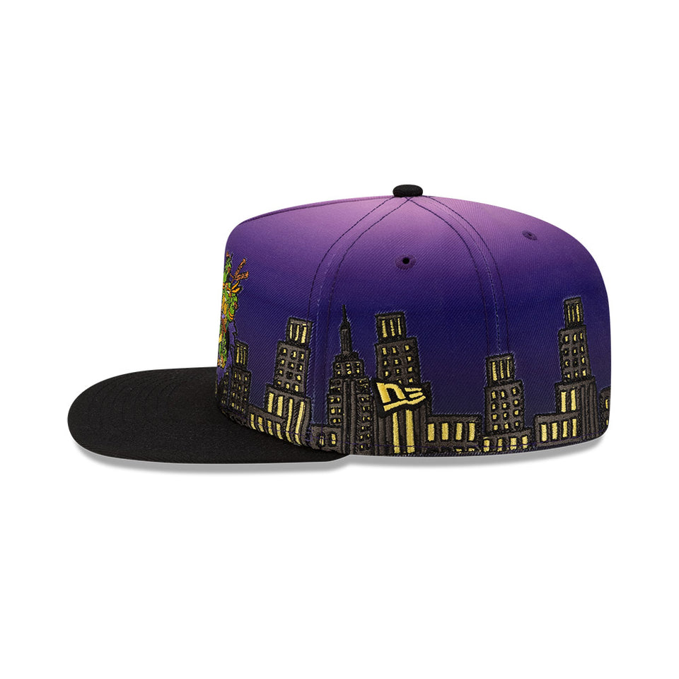 59FIFTY A-Frame Teenage Mutant Ninja Turtles ティーンエイジ・ミュータント・ニンジャ・タートルズ Cityscape パープル