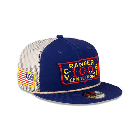 9FIFTY トラッカー TOPGUN トップガン RANGER ブルー/クローム