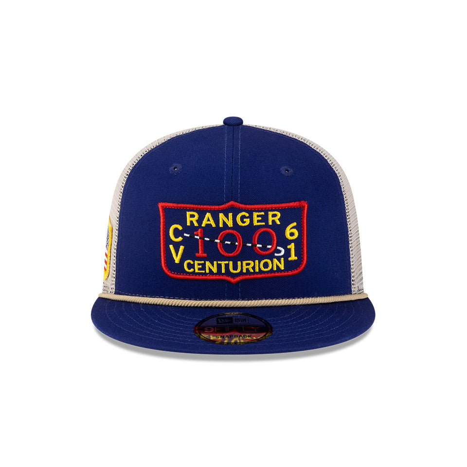 9FIFTY トラッカー TOPGUN トップガン RANGER ブルー/クローム
