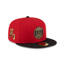 59FIFTY Paris Saint-Germain Chinese New Year スカーレット ブラックバイザー