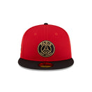 59FIFTY Paris Saint-Germain Chinese New Year スカーレット ブラックバイザー