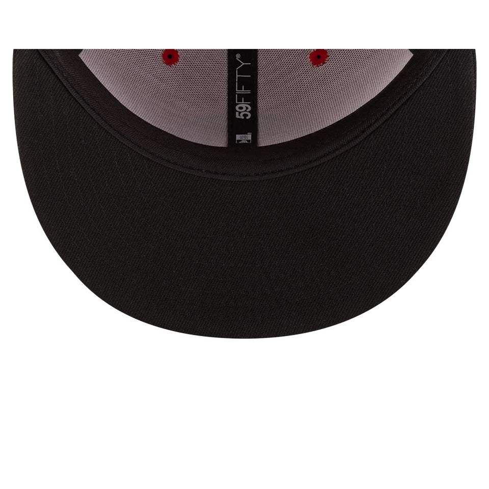59FIFTY Paris Saint-Germain Chinese New Year スカーレット ブラックバイザー
