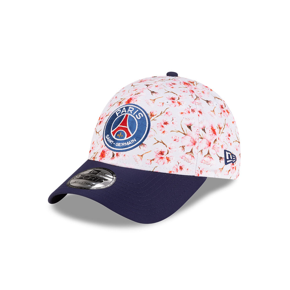 9FORTY Paris Saint-Germain Cherry Blossom ライトネイビーバイザー