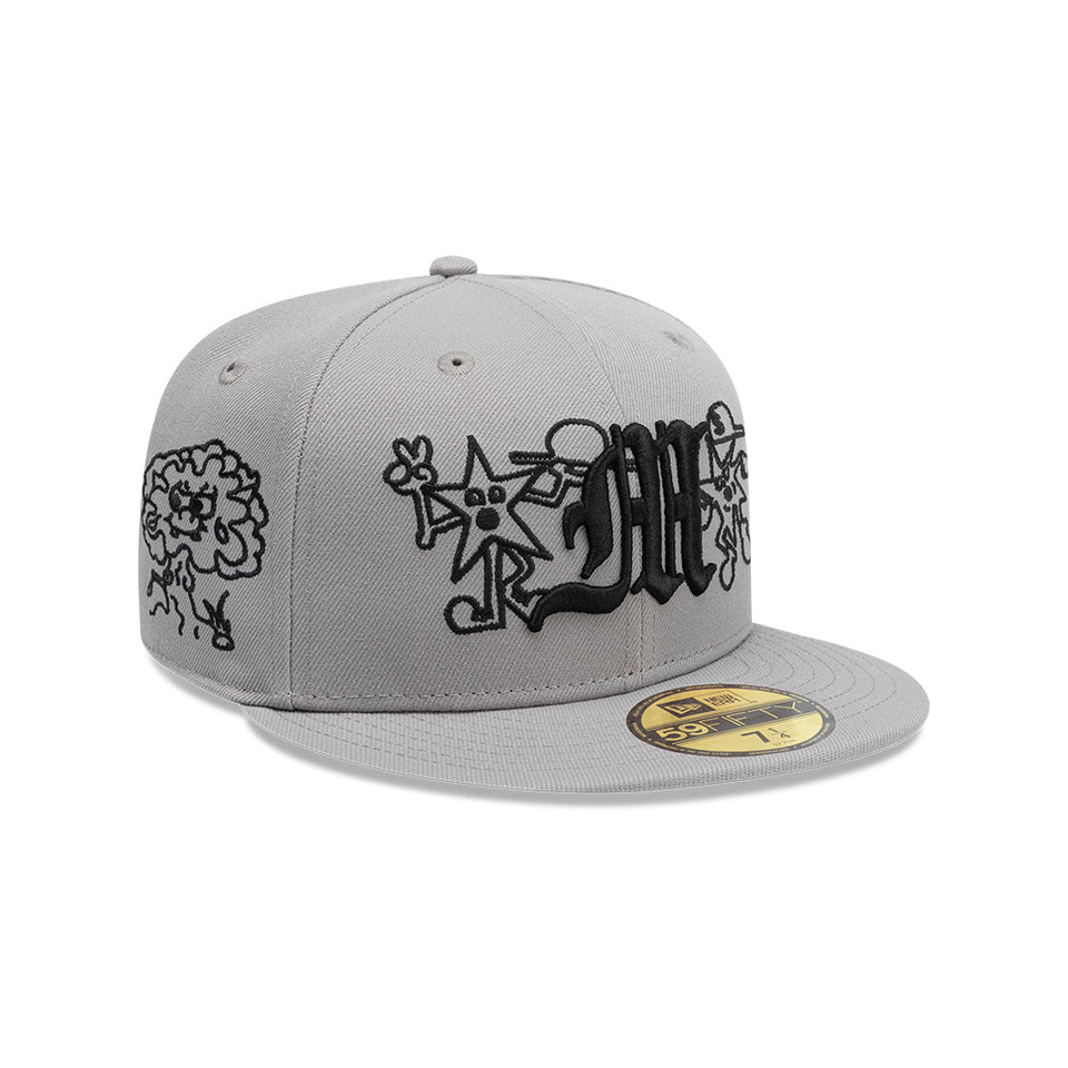 59FIFTY Mora Lo Mismo de Siempre オールオーバー グレー