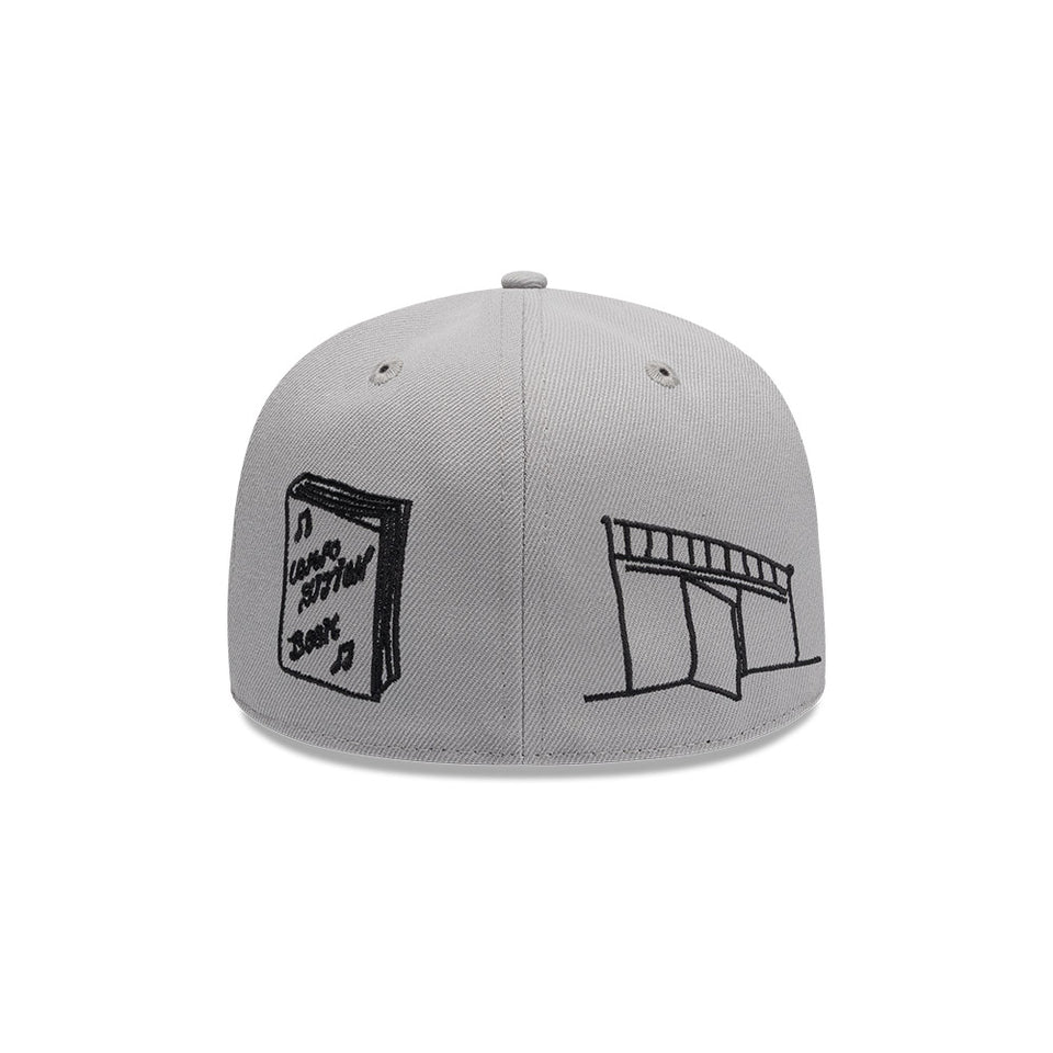 59FIFTY Mora Lo Mismo de Siempre オールオーバー グレー