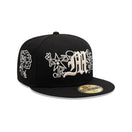 59FIFTY Mora Lo Mismo de Siempre オールオーバー ブラック × ベージュ