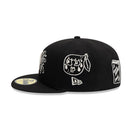 59FIFTY Mora Lo Mismo de Siempre オールオーバー ブラック × ベージュ
