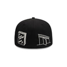 59FIFTY Mora Lo Mismo de Siempre オールオーバー ブラック × ベージュ