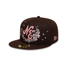 59FIFTY Cherry Blossom クラシックロゴ ブラウン