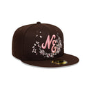 59FIFTY Cherry Blossom クラシックロゴ ブラウン