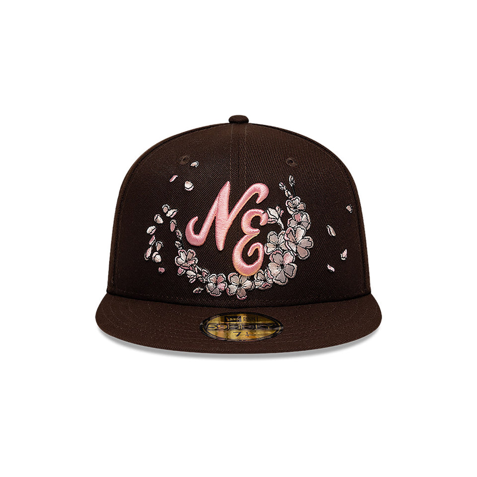 59FIFTY Cherry Blossom クラシックロゴ ブラウン