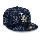59FIFTY Floral Denim ロサンゼルス・ドジャース デニム