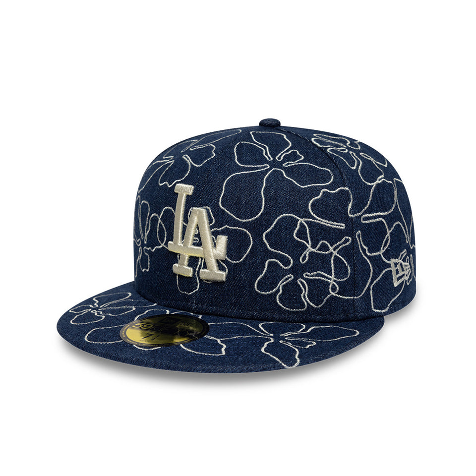 59FIFTY Floral Denim ロサンゼルス・ドジャース デニム | ニューエラ