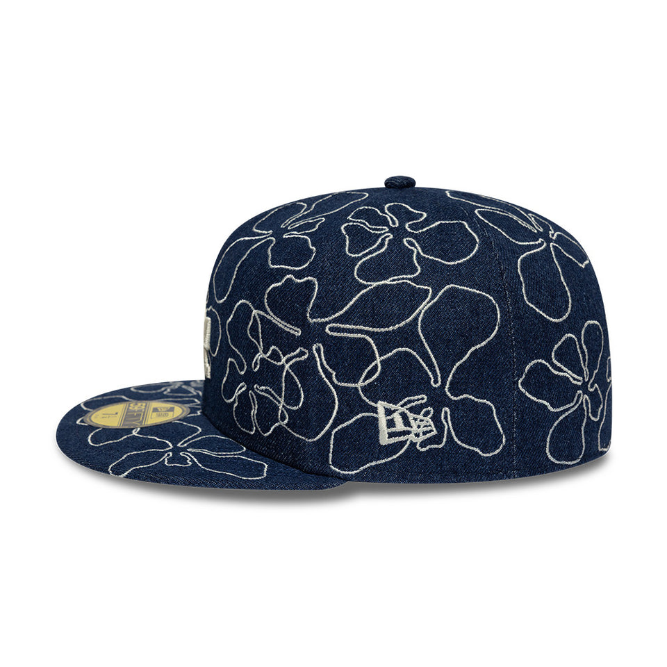 59FIFTY Floral Denim ロサンゼルス・ドジャース デニム