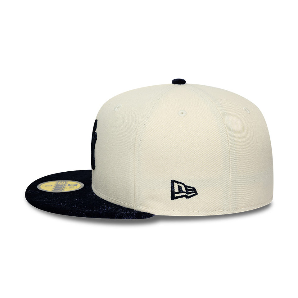 59FIFTY 59FIFTY DAY Memorial Collection ニューヨーク・ヤンキース クロームホワイト ブラックペイズリーバイザー