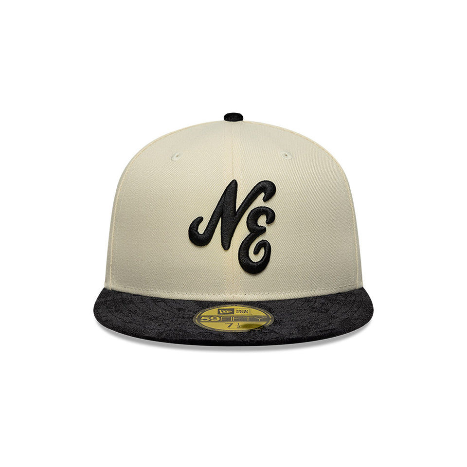 59FIFTY 59FIFTY DAY Memorial Collection クラシックロゴ クロームホワイト ブラックペイズリーバイザー