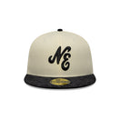 59FIFTY 59FIFTY DAY Memorial Collection クラシックロゴ クロームホワイト ブラックペイズリーバイザー