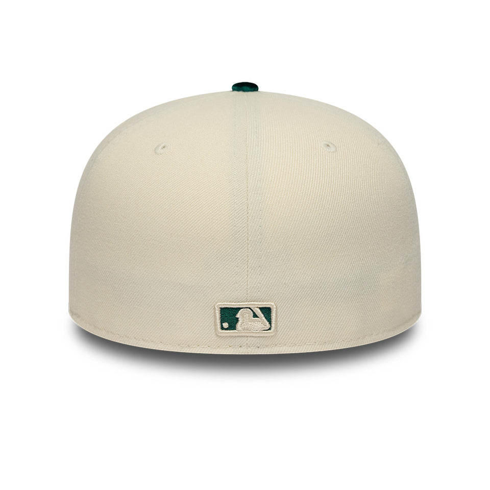 59FIFTY 59FIFTY DAY Memorial Collection アスレチックス クロームホワイト ダークグリーンペイズリーバイザー