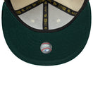 59FIFTY 59FIFTY DAY Memorial Collection アスレチックス クロームホワイト ダークグリーンペイズリーバイザー