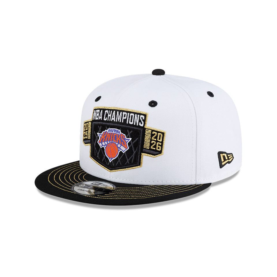 9FIFTY 2026 NBA Champions ニューヨーク・ニックス ホワイト ブラックバイザー