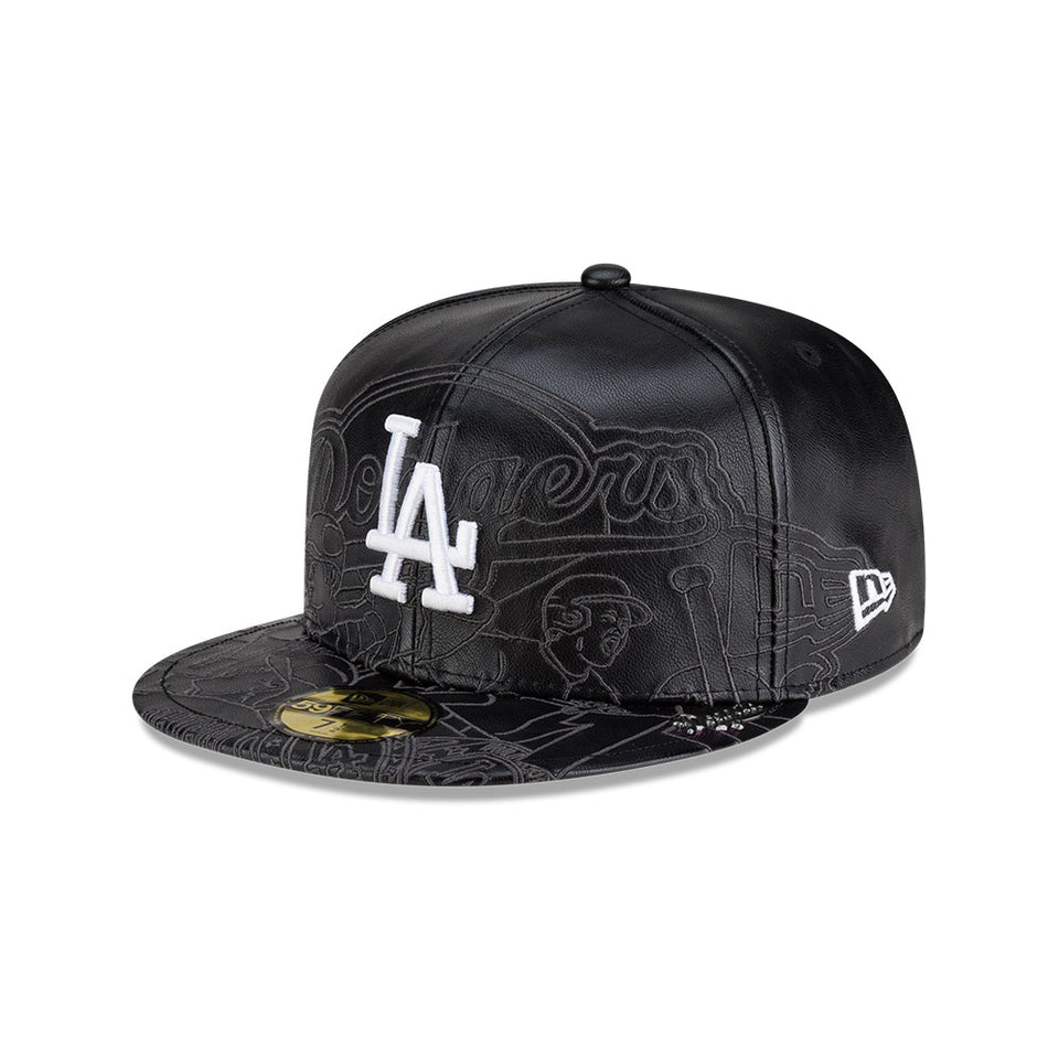 59FIFTY Alpha Industries x ComplexCon ロサンゼルス・ドジャース シンセティックレザー ブラック