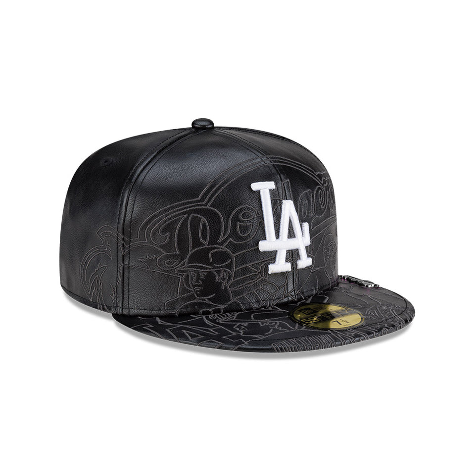 59FIFTY Alpha Industries x ComplexCon ロサンゼルス・ドジャース シンセティックレザー ブラック