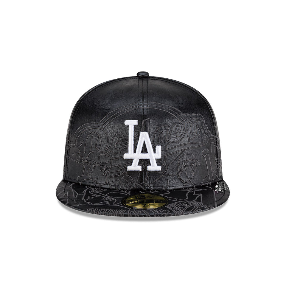 59FIFTY Alpha Industries x ComplexCon ロサンゼルス・ドジャース シンセティックレザー ブラック