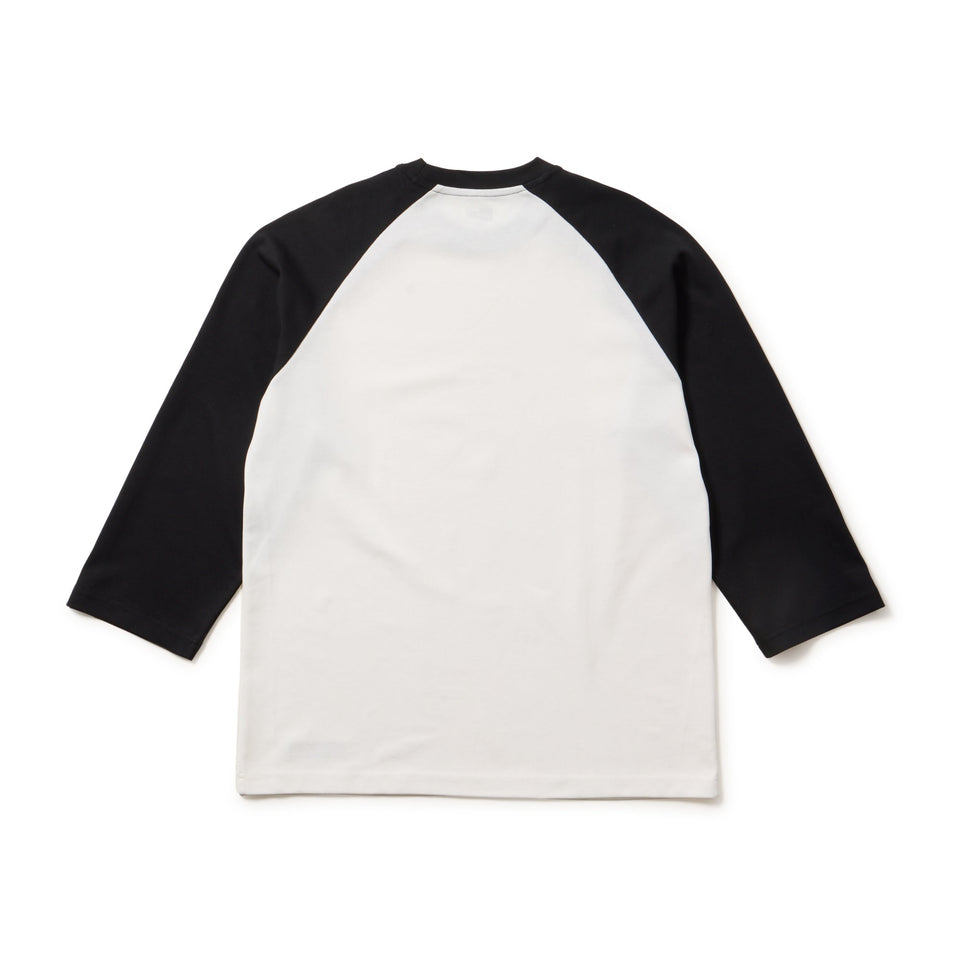 7分袖 ラグランスリーブ パフォーマンス Tシャツ Angler Collection ブラック | アウトドア - 14707050 - S | NEW ERA ニューエラ公式オンラインストア