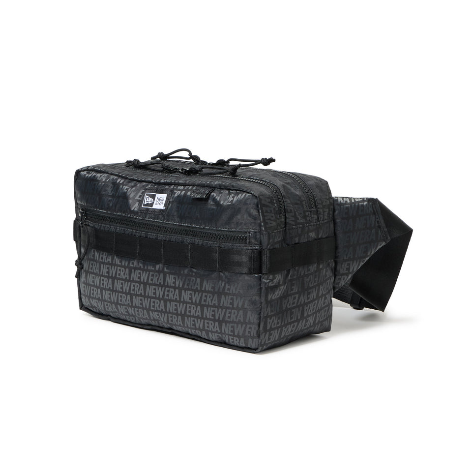スクエア ウエストバッグ 7L ジャカードロゴ ブラック - 14655337 - OSFM | NEW ERA ニューエラ公式オンラインストア