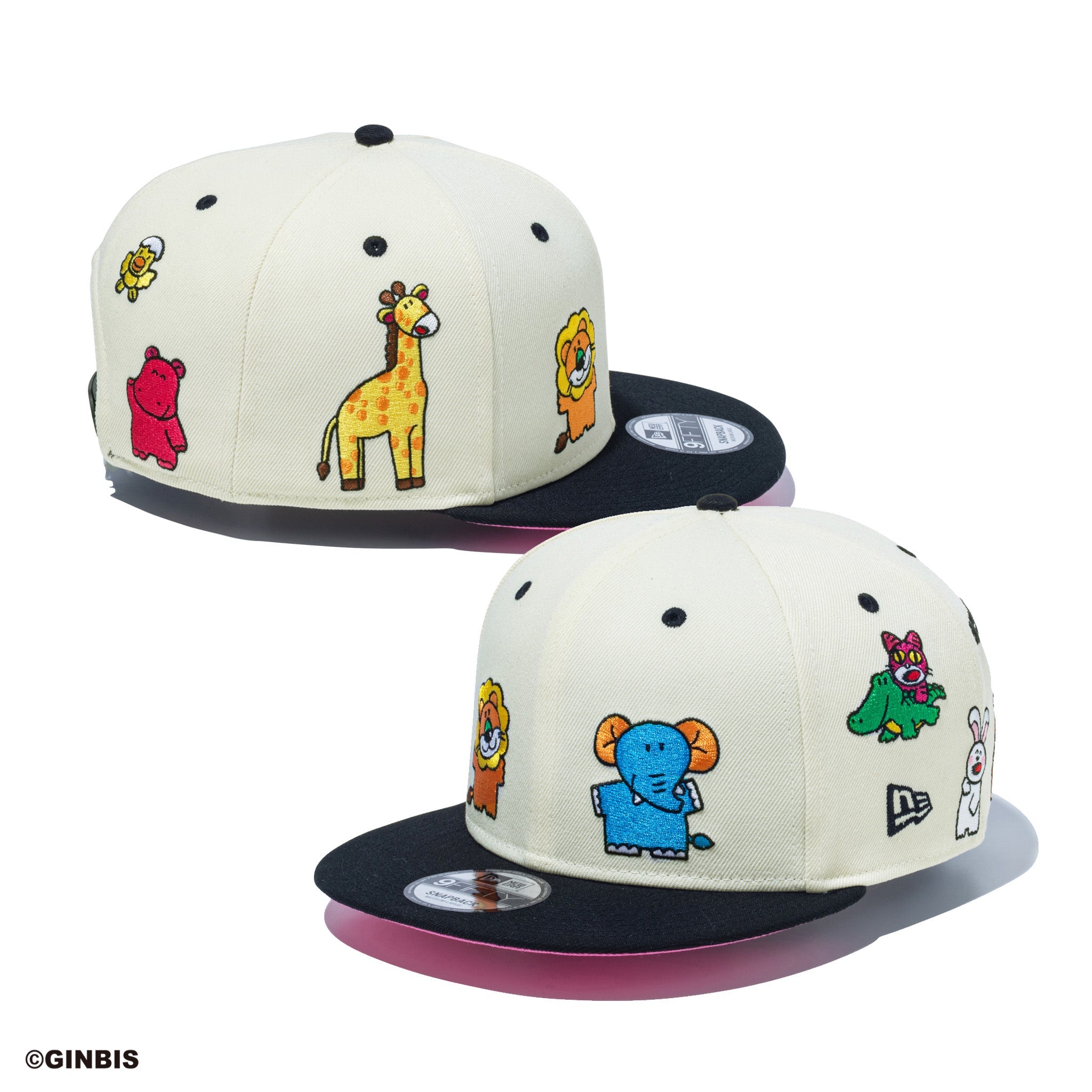 ニューエラ たべっ子どうぶつ オールオーバー クローム ブラック S 新品 9FIFTY たべっ子どうぶつ オールオーバー クローム ブラックバイザー