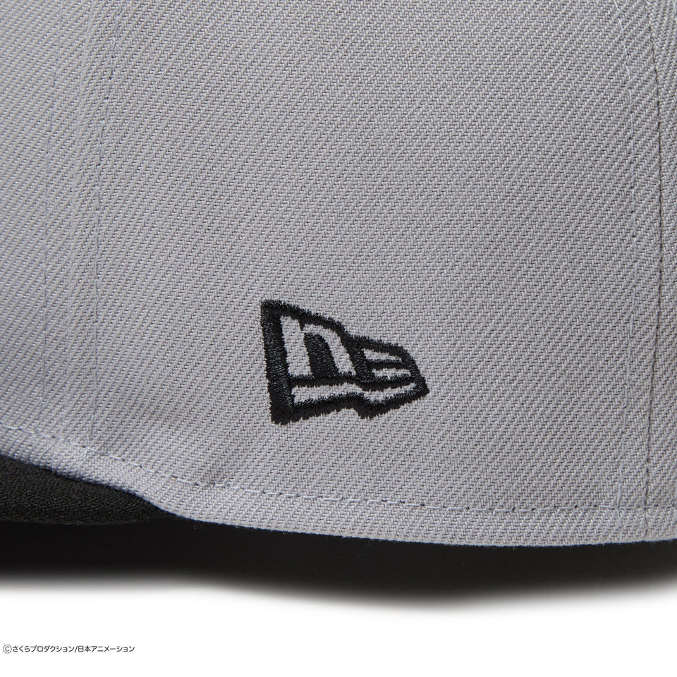 9FIFTY ちびまる子ちゃん ボックスロゴ まる子 グレー ブラックバイザー - 14693336 - SM | NEW ERA ニューエラ公式オンラインストア