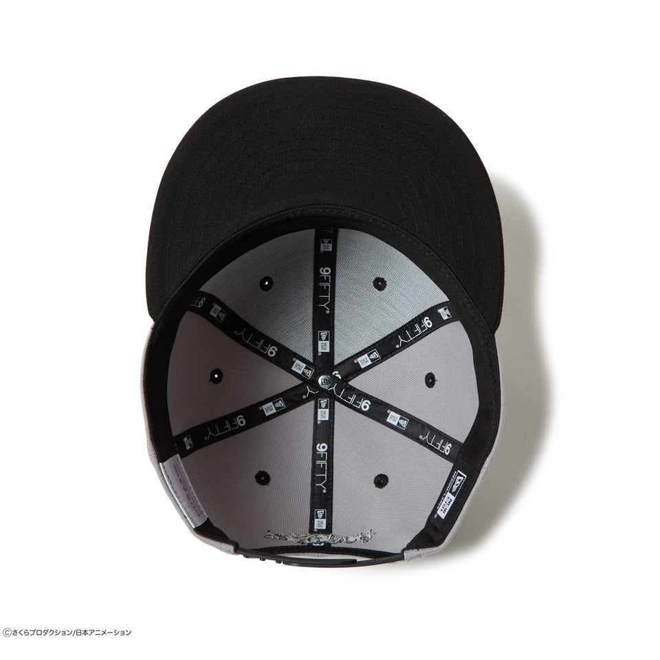 9FIFTY ちびまる子ちゃん ボックスロゴ まる子 グレー ブラックバイザー - 14693336 - SM | NEW ERA ニューエラ公式オンラインストア