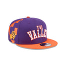 9FIFTY 2024 NBA City Edition フェニックス・サンズ パープル / オレンジ - 14404104 - OSFM | NEW ERA ニューエラ公式オンラインストア