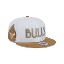 9FIFTY 2024 NBA City Edition シカゴ・ブルズ ホワイト / ベージュ - 14404107 - OSFM | NEW ERA ニューエラ公式オンラインストア
