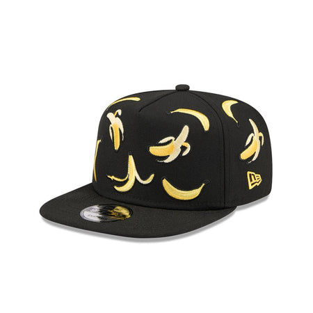 バナナマン バ帽 ニューエラキャップ　ゴールド 9FIFTY 9FIFTY A-Frame Bananas ブラック | ニューエラオンラインストア