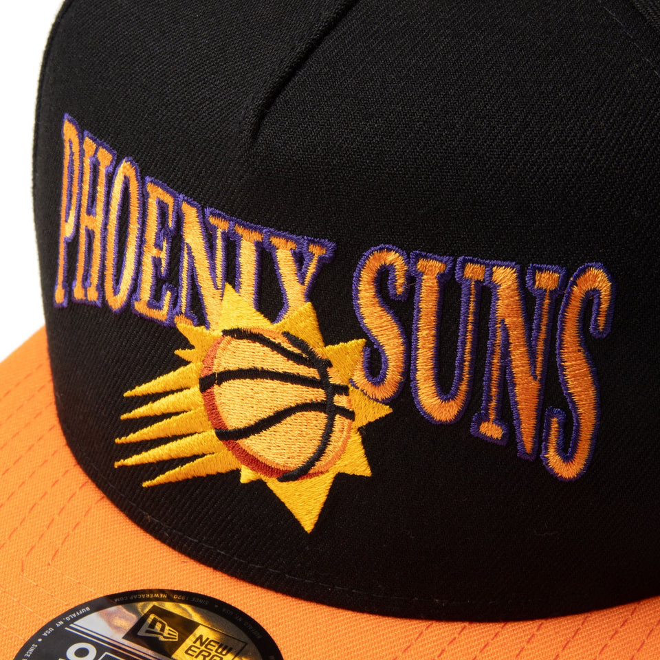 9FIFTY A - Frame NBA 2 - Tone フェニックス・サンズ ブラック オレンジポプシクルバイザー - 14388564 - SM | NEW ERA ニューエラ公式オンラインストア