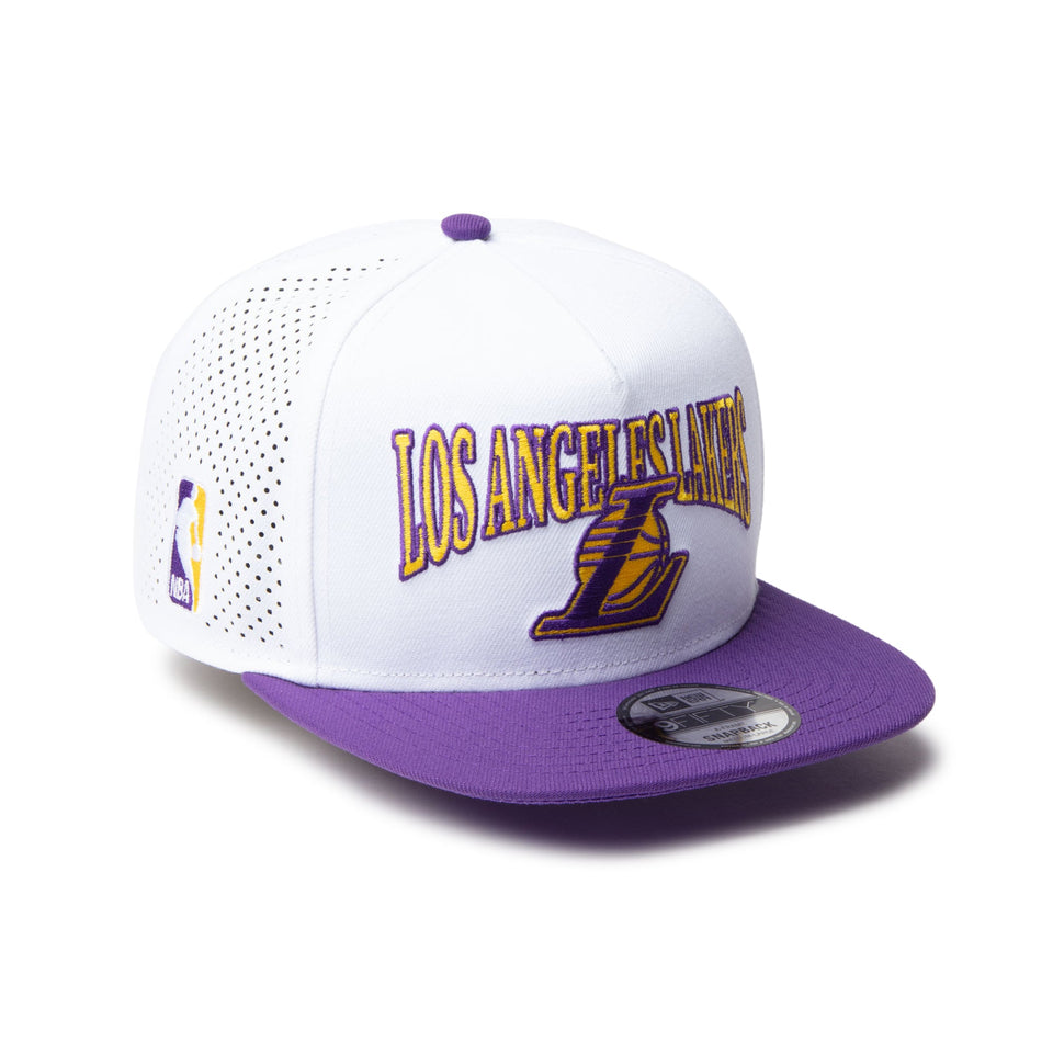 9FIFTY A - Frame NBA 2 - Tone ロサンゼルス・レイカーズ ホワイト トゥルーパープルバイザー - 14388565 - SM | NEW ERA ニューエラ公式オンラインストア