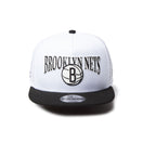 9FIFTY A - Frame NBA 2 - Tone ブルックリン・ネッツ ホワイト ブラックバイザー - 14388567 - SM | NEW ERA ニューエラ公式オンラインストア