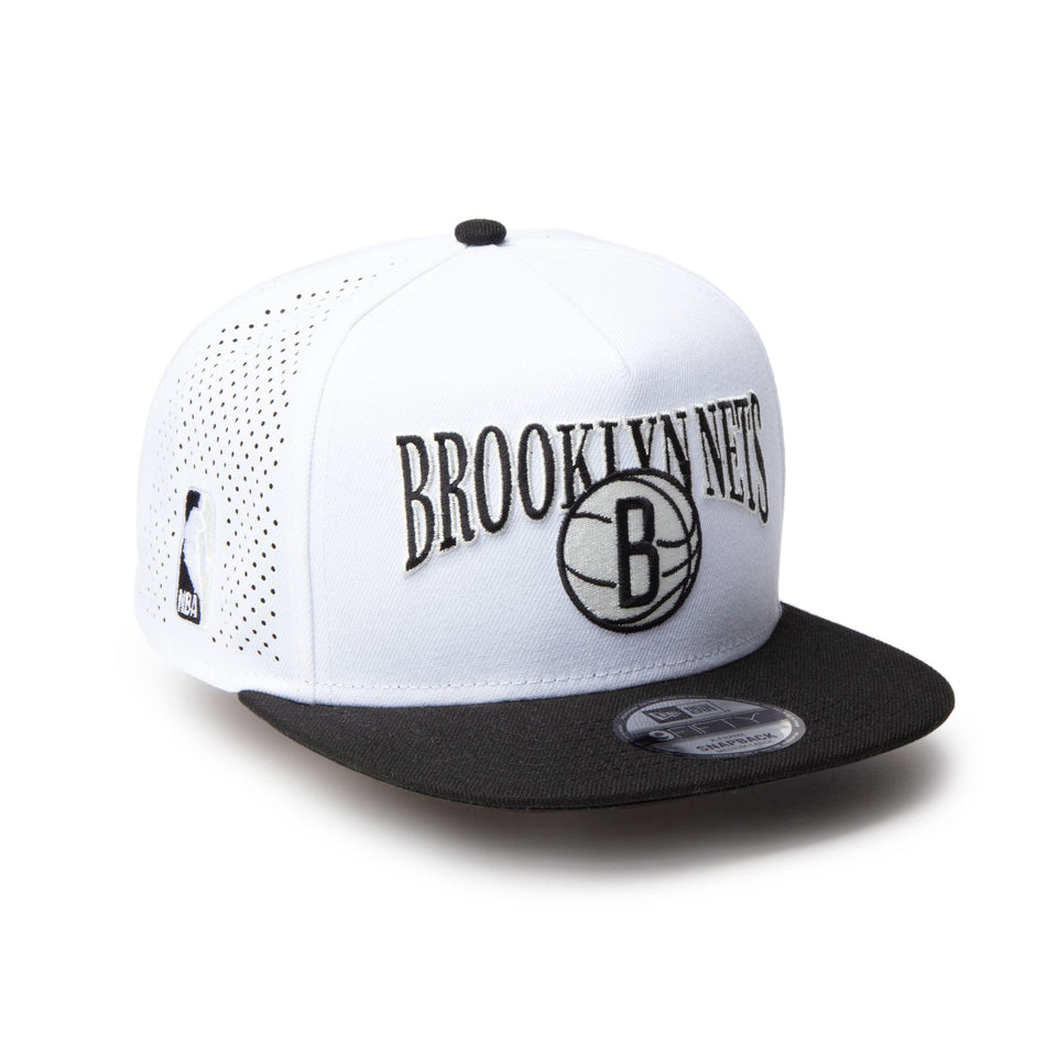 9FIFTY A - Frame NBA 2 - Tone ブルックリン・ネッツ ホワイト ブラックバイザー - 14388567 - SM | NEW ERA ニューエラ公式オンラインストア