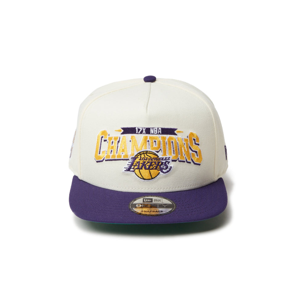 9FIFTY A - Frame NBA Champions ロサンゼルス・レイカーズ クローム パープルバイザー - 14339774 - SM | NEW ERA ニューエラ公式オンラインストア