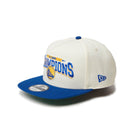9FIFTY A - Frame NBA Champions ゴールデンステート・ウォリアーズ クローム ライトロイヤルバイザー - 14339775 - SM | NEW ERA ニューエラ公式オンラインストア