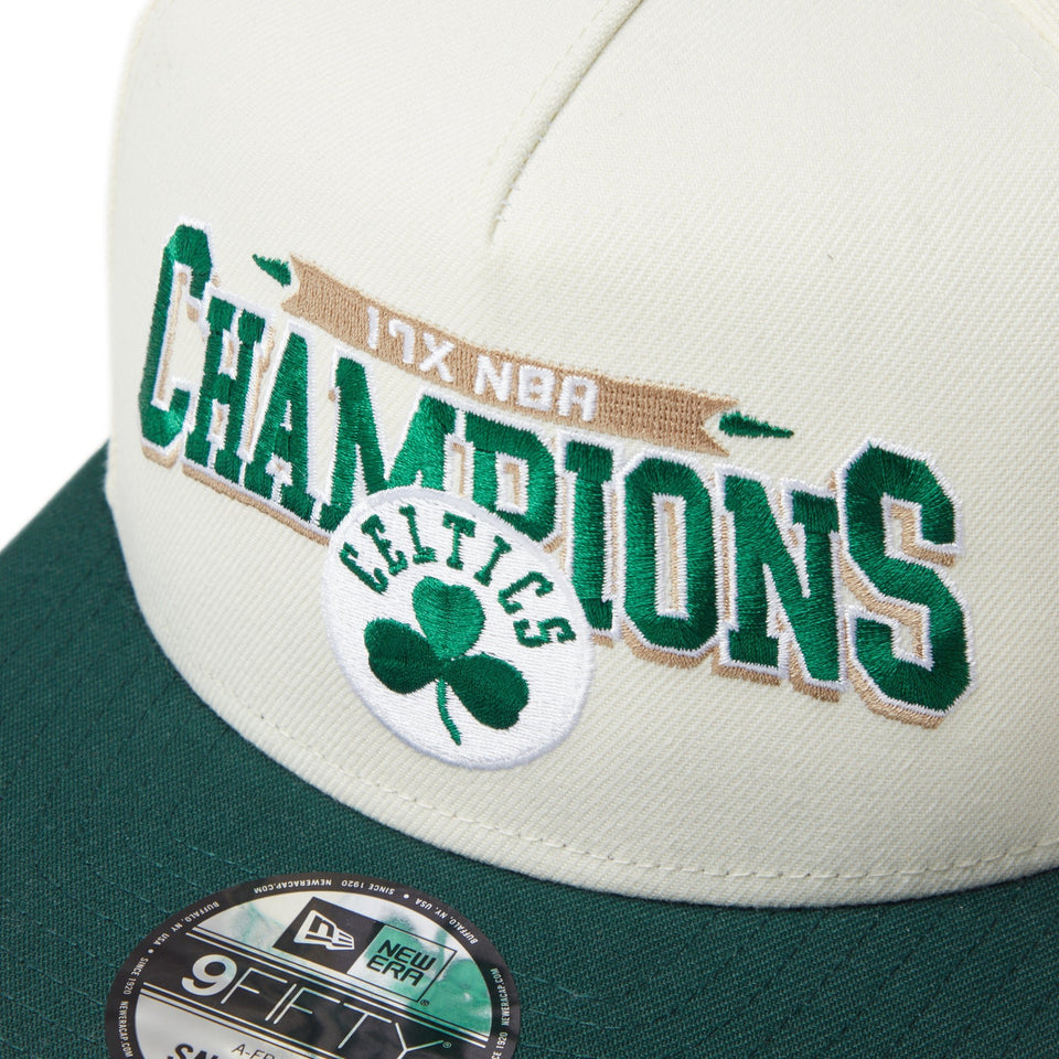 9FIFTY A - Frame NBA Champions ボストン・セルティックス クローム ダークグリーンバイザー - 14339777 - SM | NEW ERA ニューエラ公式オンラインストア