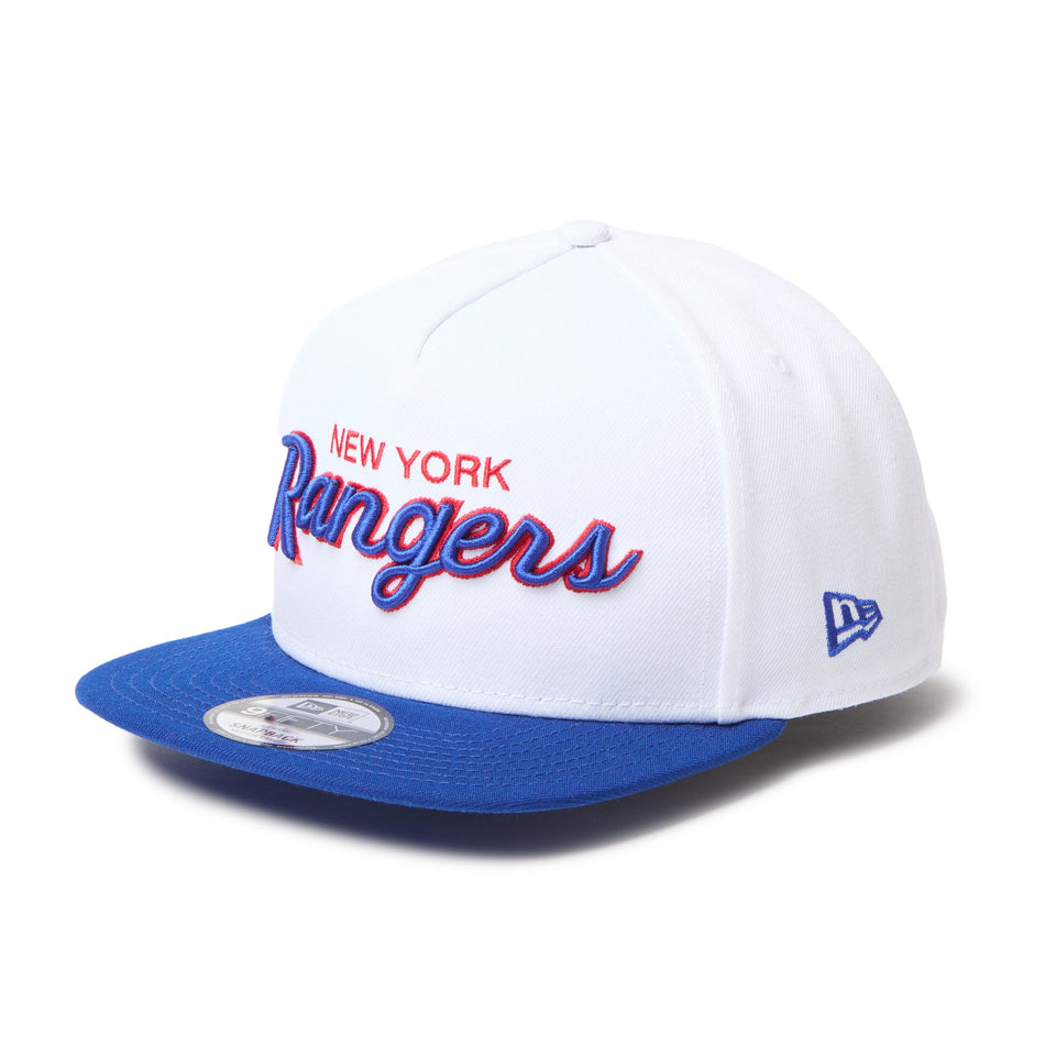 9FIFTY A - Frame NHL ニューヨーク・レンジャース ホワイト ライトロイヤルバイザー - 14667786 - SM | NEW ERA ニューエラ公式オンラインストア