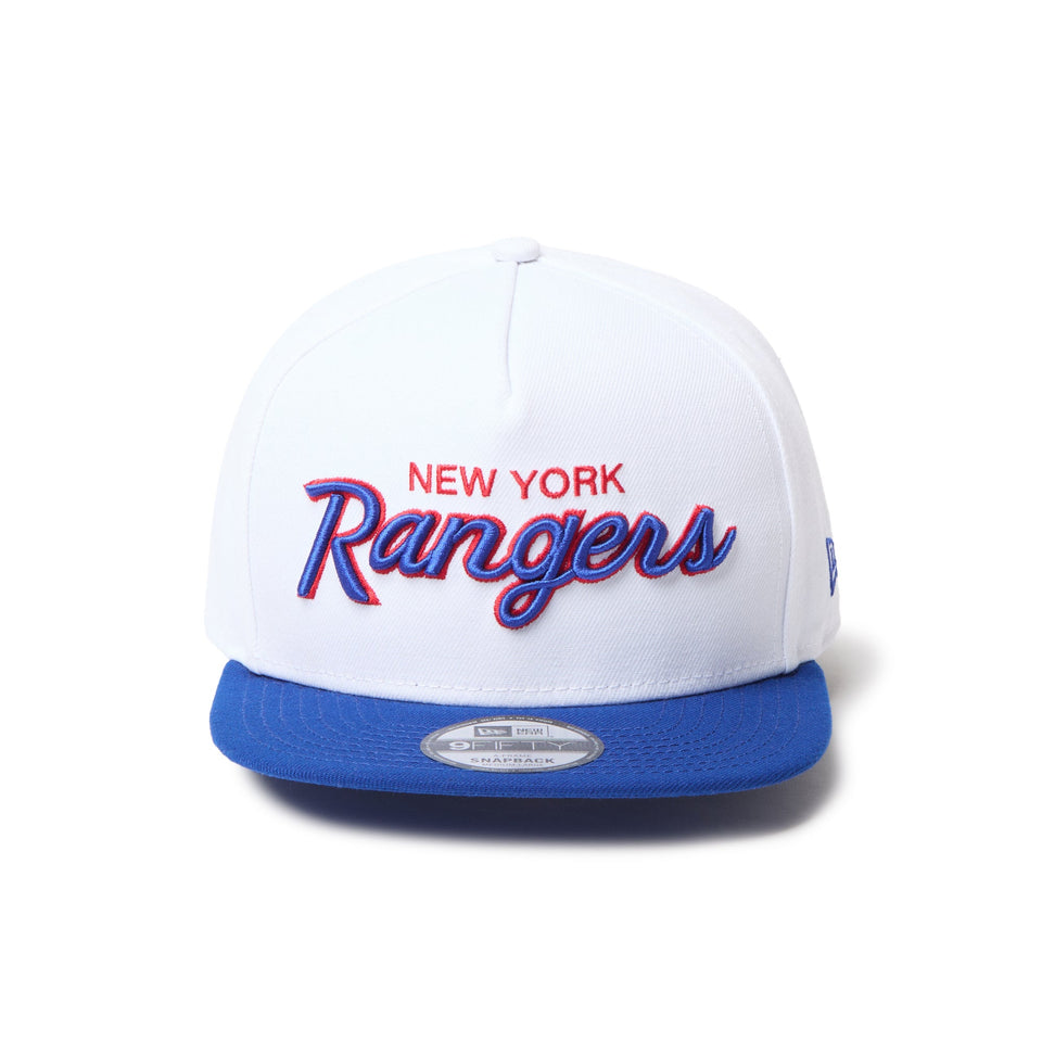 9FIFTY A - Frame NHL ニューヨーク・レンジャース ホワイト ライトロイヤルバイザー - 14667786 - SM | NEW ERA ニューエラ公式オンラインストア