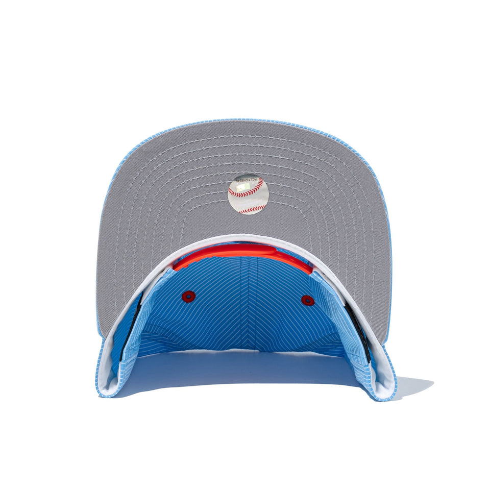 9FIFTY A - Frame Pinstripe Ripstop サンディエゴ・パドレス ライトブルー - 14724273 - OSFM | NEW ERA ニューエラ公式オンラインストア