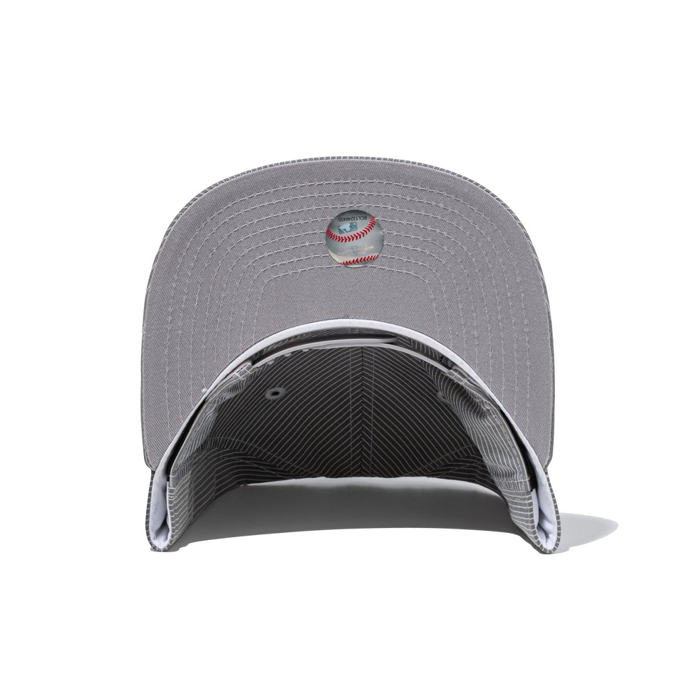 9FIFTY A - Frame Pinstripe Ripstop ロサンゼルス・ドジャース グレー - 14724276 - OSFM | NEW ERA ニューエラ公式オンラインストア