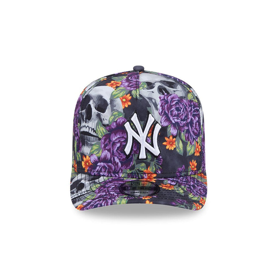 9FIFTY A - Frame Skull & Roses Day of the Dead ニューヨーク・ヤンキース - 14866515-OSFM | NEW ERA ニューエラ公式オンラインストア