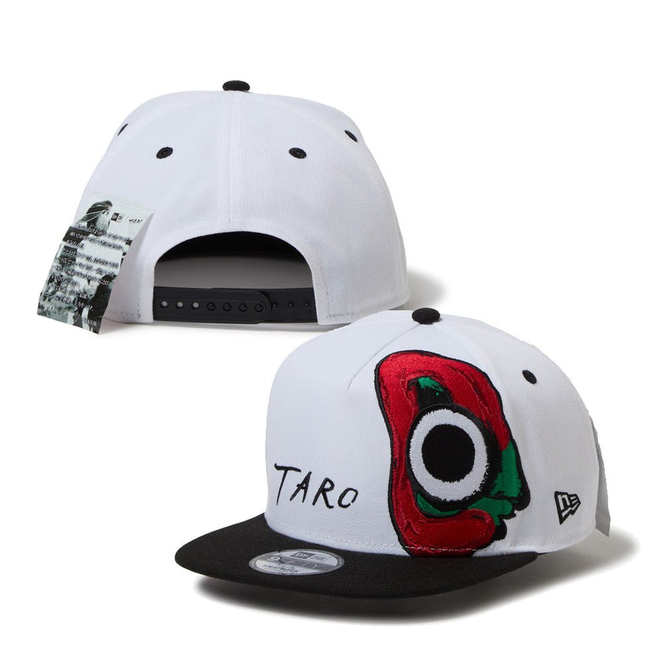 帽子 takemako 9FIFTY A-Frame TARO OKAMOTO 岡本太郎 にらめっこ ホワイト