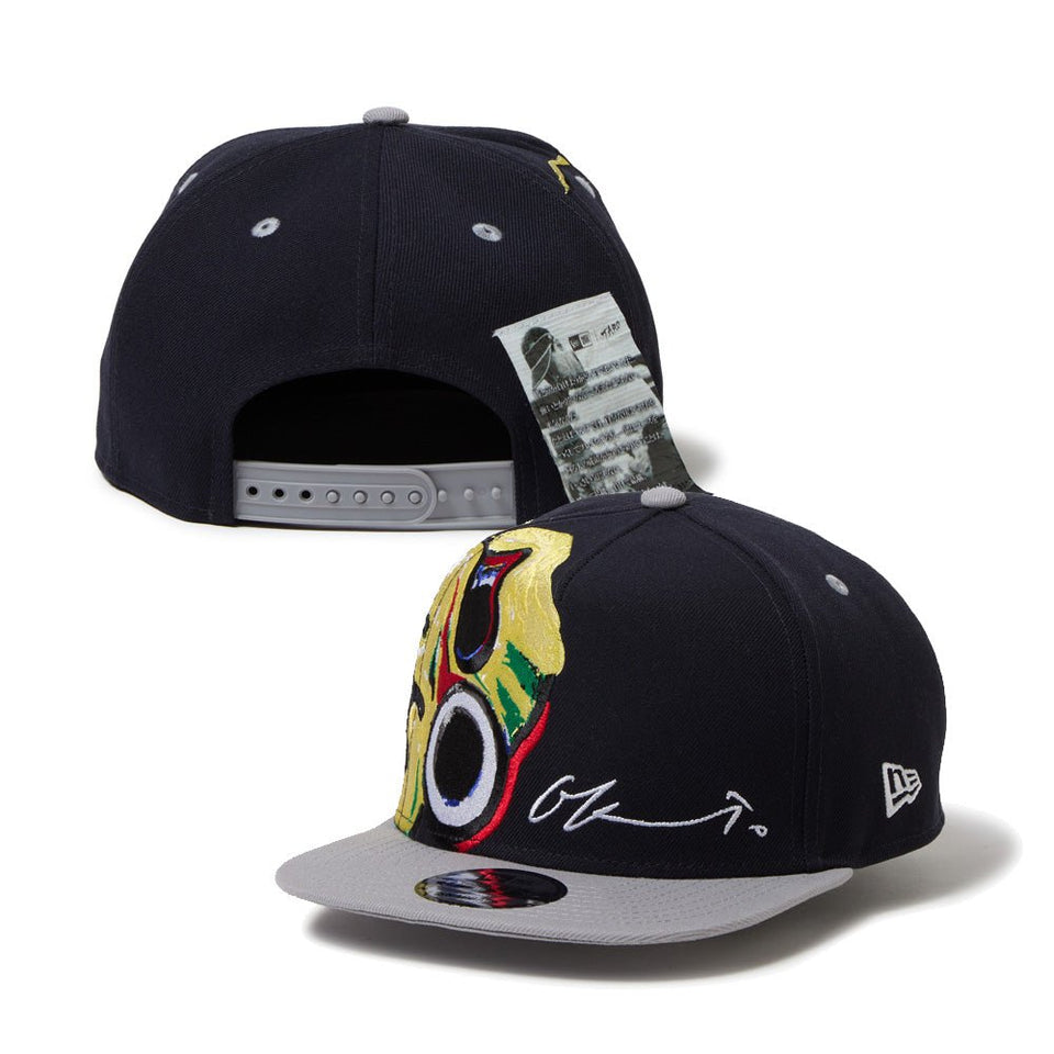 9FIFTY A - Frame TARO OKAMOTO 岡本太郎 にらめっこ ネイビー/グレー | ゴルフ - 14683753 - SM | NEW ERA ニューエラ公式オンラインストア